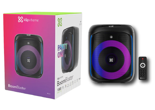 PARLANTE PARA FIESTA PORTATIL  1800 WATTS CON MICROFONO